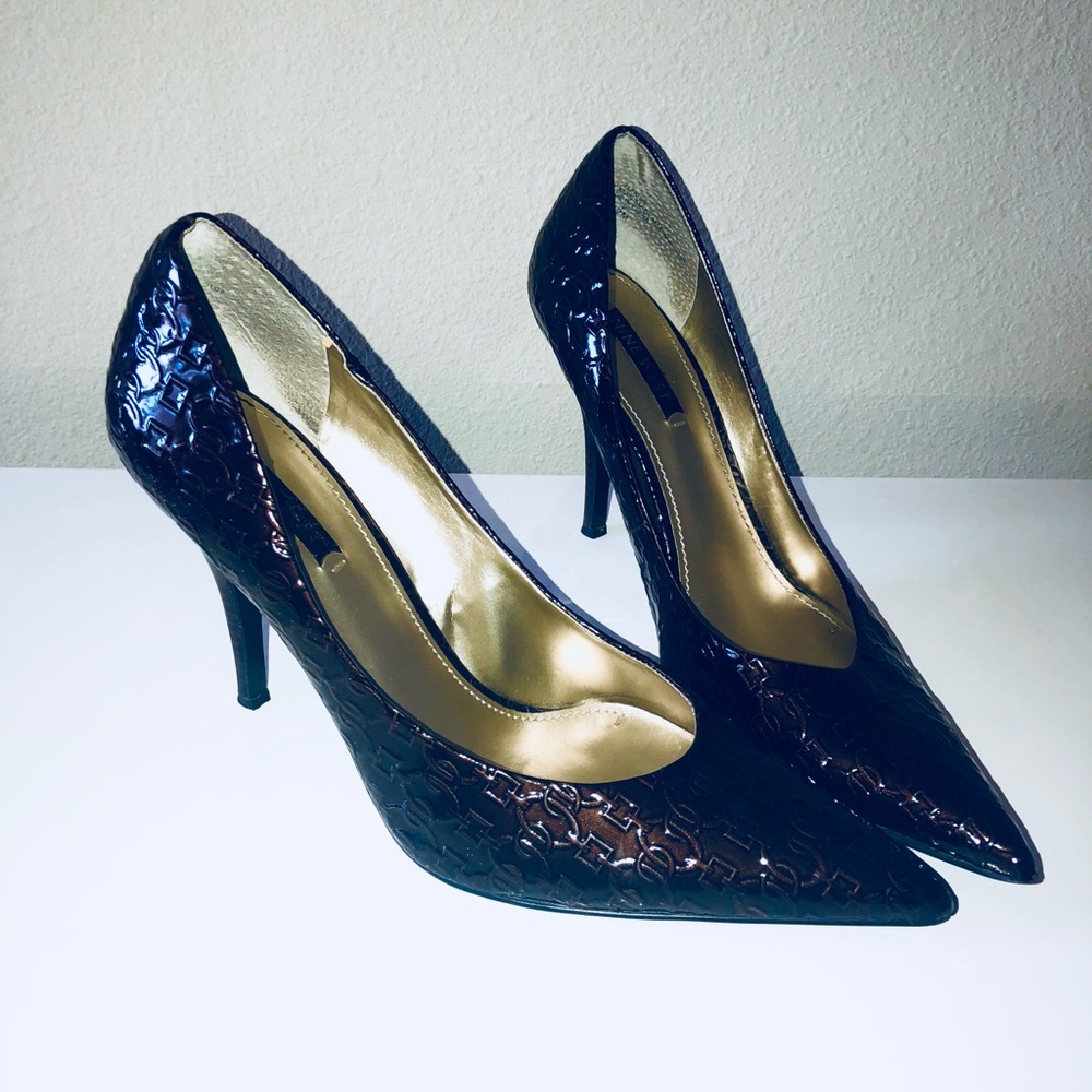 Nine West Brown Patton Leather Heels - Size 12